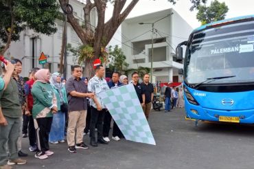 Pemkot Palembang lepas 60 siswa ke Sekolah Rakyat OKI