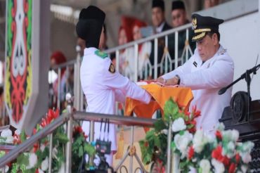 Bupati Barito Utara pimpin peringatan Proklamasi Kemerdekaan RI