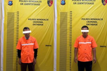 Garap lahan dengan membakar, Polres Bengkalis tetapkan dua tersangka kebakaran lahan