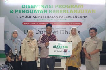 LKC Dompet Dhuafa dan Pemkab Agam reaktivasi 7 posyandu di Salareh Aia