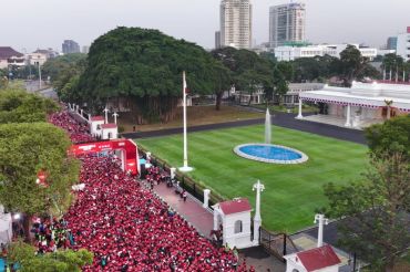 Pelari berkursi roda hingga atlet nasional ramaikan Merdeka Run 2026
