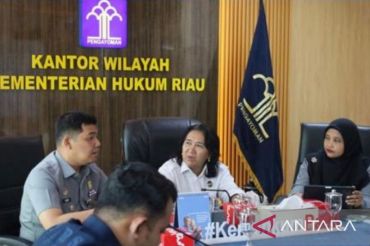 Kanwil Kemenkum Riau dorong pemerataan akses bantuan hukum untuk pemenuhan HAM