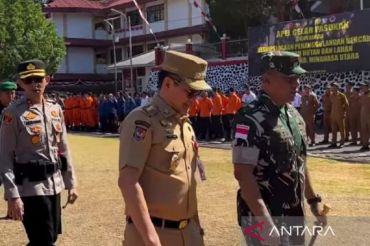 Pemkab-TNI bersinergi hadapi potensi bencana Karhutla Minut