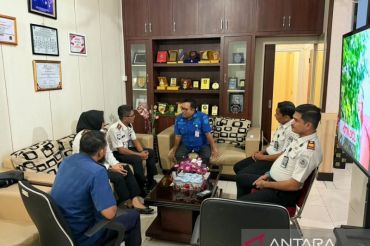 Perkuat kesiapsiagaan bencana, Lapas Pekanbaru bangun sinergi dengan BPBD dan DPKP