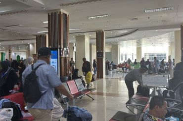 Penerbangan rute Jakarta di Bandara SIM kembali beroperasi pasca terdampak GAK