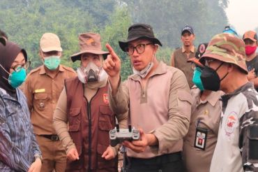 Penanganan karhutla di lintas Pangkalan Bun-Kolam terkendala akses dan sumber air
