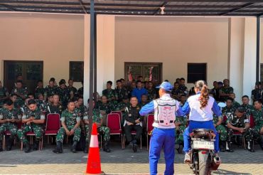 Asmo Sulsel edukasi safety riding ke 150 peserta di Mapodam XIV/Hasanuddin