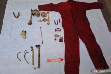 Rangka di Bukit Argapura Lombok-NTB diperkirakan berusia 20-30 tahun