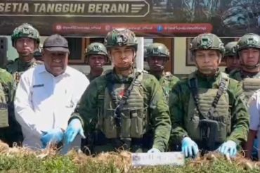 Pangkogabwilhan: Satgas Yonif 725/WRG temukan ladang ganja KKB di Kurima