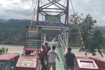 TNI rampungkan tujuh jembatan gantung di Aceh Tenggara