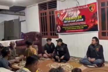 Polda Kaltara Tangani Karhutla dan Sosialisasikan Pencegahan kepada Masyarakat