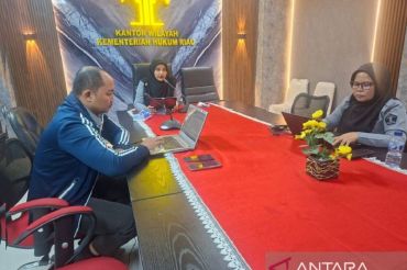 Kanwil Kemenkum Riau harmonisasi Ranperbup Siak tentang Hak Keuangan dan Administratif DPRD