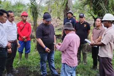 Ditreskrimsus asistensi penanganan Karhutla di HGU korporasi Aceh Singkil