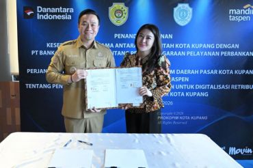Pemkot Kupang menggandeng Bank Mandiri Taspen digitalisasi transaksi pasar