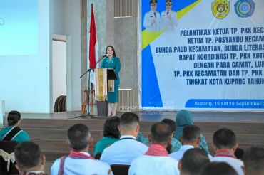 TP PKK Kupang mendorong 114 penggerak perkuat pemberdayaan masyarakat
