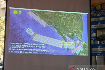 Tim SAR kembali sisir daratan Carita hingga Pantai Anyer cari jurnalis dan kru kapal yang hilang