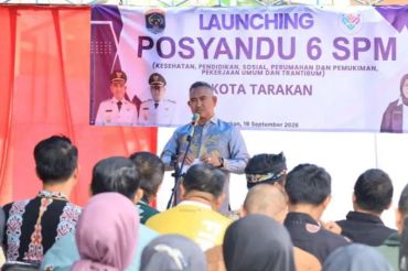 Wali Kota Tarakan Resmi Luncurkan Posyandu 6 Standar Pelayanan Minimal