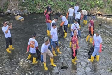 Dukung Indonesia ASRI, TIDAR DIY aksi bersih Kali Gajahwong