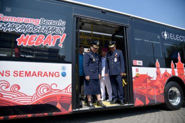 27 bus listrik Trans Semarang mulai layani penumpang