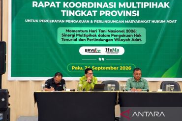 Sulawesi Tengah kawal tujuh usulan penetapan wilayah adat