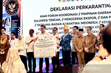 Barantin buat gerakan 1.000 pelaku usaha di Sulteng untuk ekspor