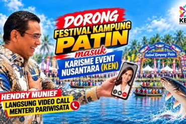 Ramaikan festival Kampung Patin Hendry Munief ajak menteri pariwisata