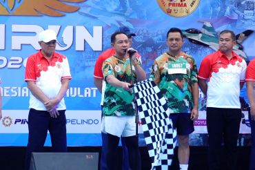 Sambut HUT ke-81 TNI, ribuan peserta meriahkan TNI Run