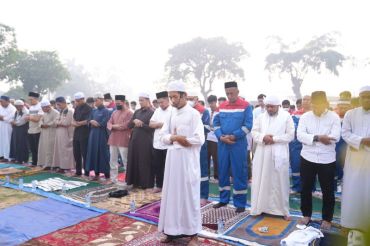 Kilang Plaju gelar Shalat Istisqa memohon hujan dan perbaikan kualitas udara Sumsel