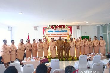 Pemprov Papua Pegunungan harap DWP dukung penguatan keluarga pegawai