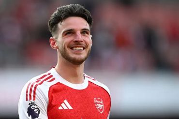 Declan Rice segera dapat kontrak baru dari Arsenal