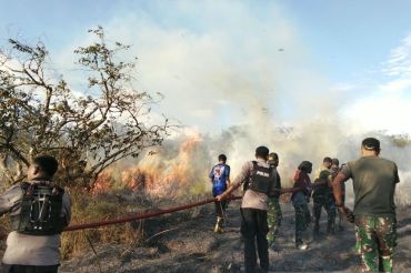 Prabowo apresiasi personel gabungan dalam penanganan karhutla