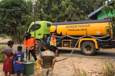 BPBD Parigi Moutong suplai 20 ribu liter air bersih untuk wilayah kekeringan