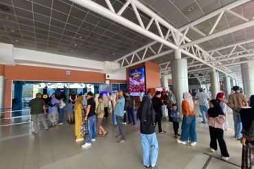 Bandara SMB II Palembang Senin ini kembali beroperasi normal