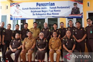 Kejari Musi Rawas resmikan Rumah Restorative Justice pertama