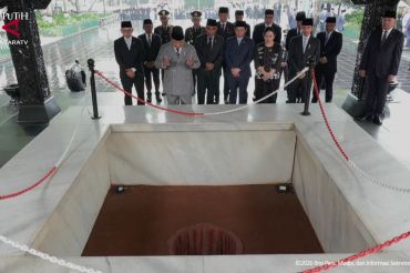 Prabowo pimpin Upacara Hari Kesaktian Pancasila di Lubang Buaya