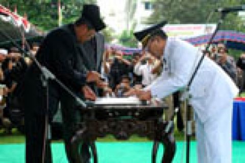 PELANTIKAN PENJABAT BUPATI KLU
