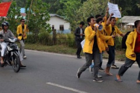 Mahasiswa Dianiaya Anggota Satpol PP 