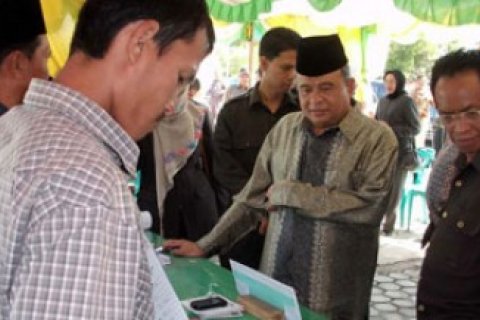 Ketua KPU Pusat  Tinjau Beberapa TPS di Karimun