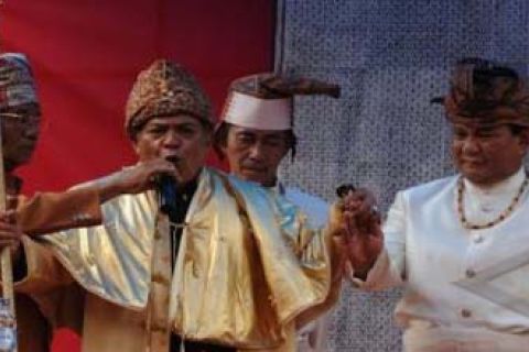 GELAR ADAT PRABOWO