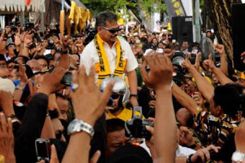 SYAHRUL DEKLARASI CAGUB SULSEL