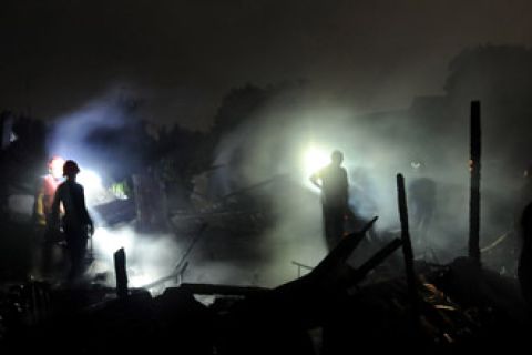 KEBAKARAN PEMUKIMAN WARGA
