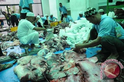 Pembagian daging kurban