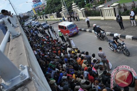 Aksi solidaritas atas penangkapan aktivis 
