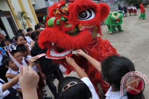 Barongsai di Sekolah