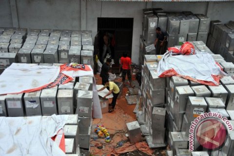 Persiapan Kotak Pemungutan Suara ulang