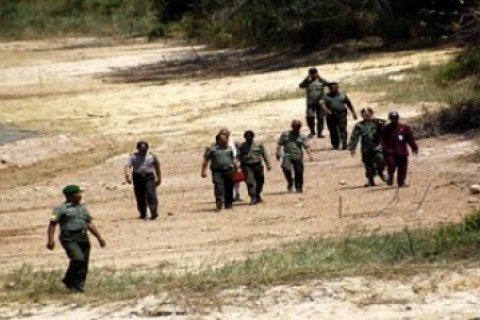 Kebakaran Hutan Tangkapan Air/Joko Sulistyo