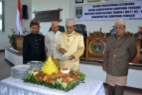 Tumpengan HUT Lampung Tengah