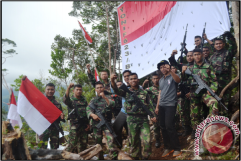 Kibarkan bendera Merah Putih ukuran "raksasa"