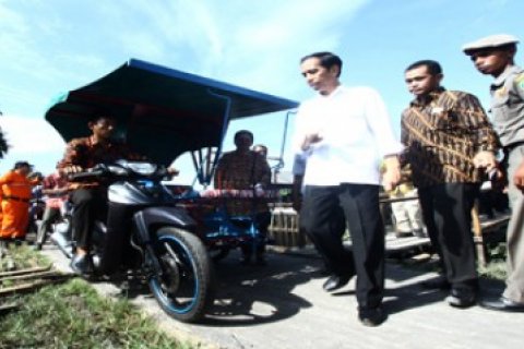 Kunjungan Presiden di Kepulauan Meranti/Joko Sulistyo