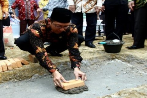 Pembangunan MAN Insan Cendikia Batam/Joko Sulistyo